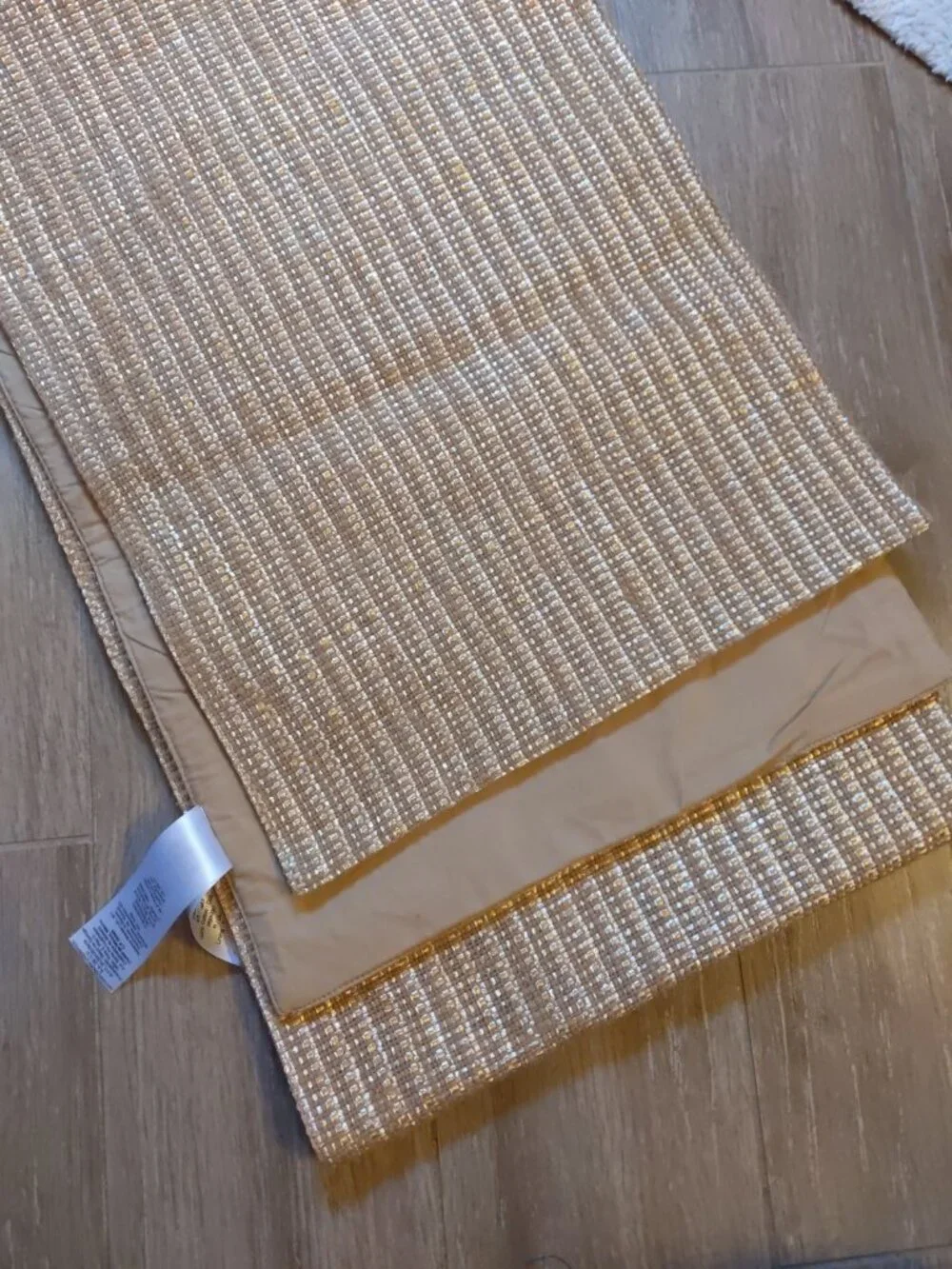 West Elm Metallic Rattan Runner